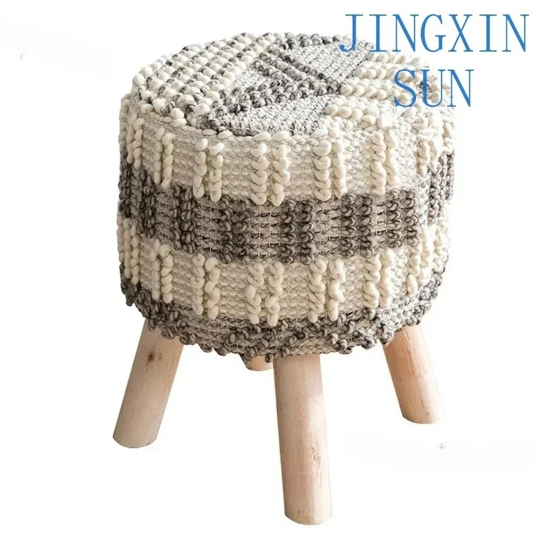 Creative Modern Living Room Sofa Step Stools Hotel Porch Hallway Replacement Shoe Stool Bedroom Furniture Low Ottomans k