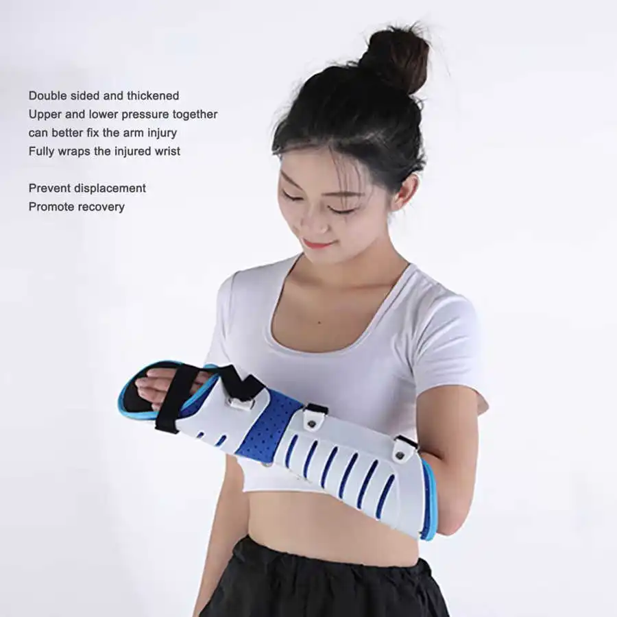 Arm Elbow Wrist Splint Arm Support Brace Sprain Forearm Splint Strap Arm Splint Support Forearm Fixing Sling Upper Limb Recovery