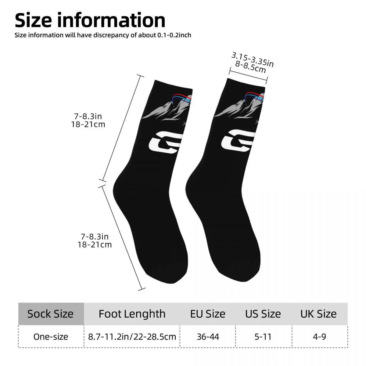 Chaussettes Confortables pour Homme GS Moto Merch, Mignonnes, Graphiques, Toutes Saisons