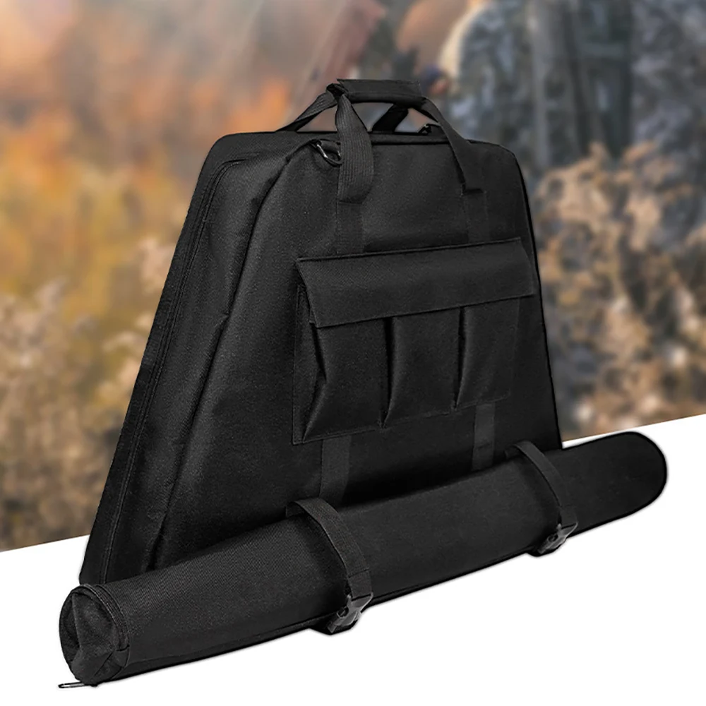 Archery Compound Bow Case Handbag Shoulder backpack Storage Bag Bow Protector Cover Accessory Pouch Arrows Quiver for Hunting