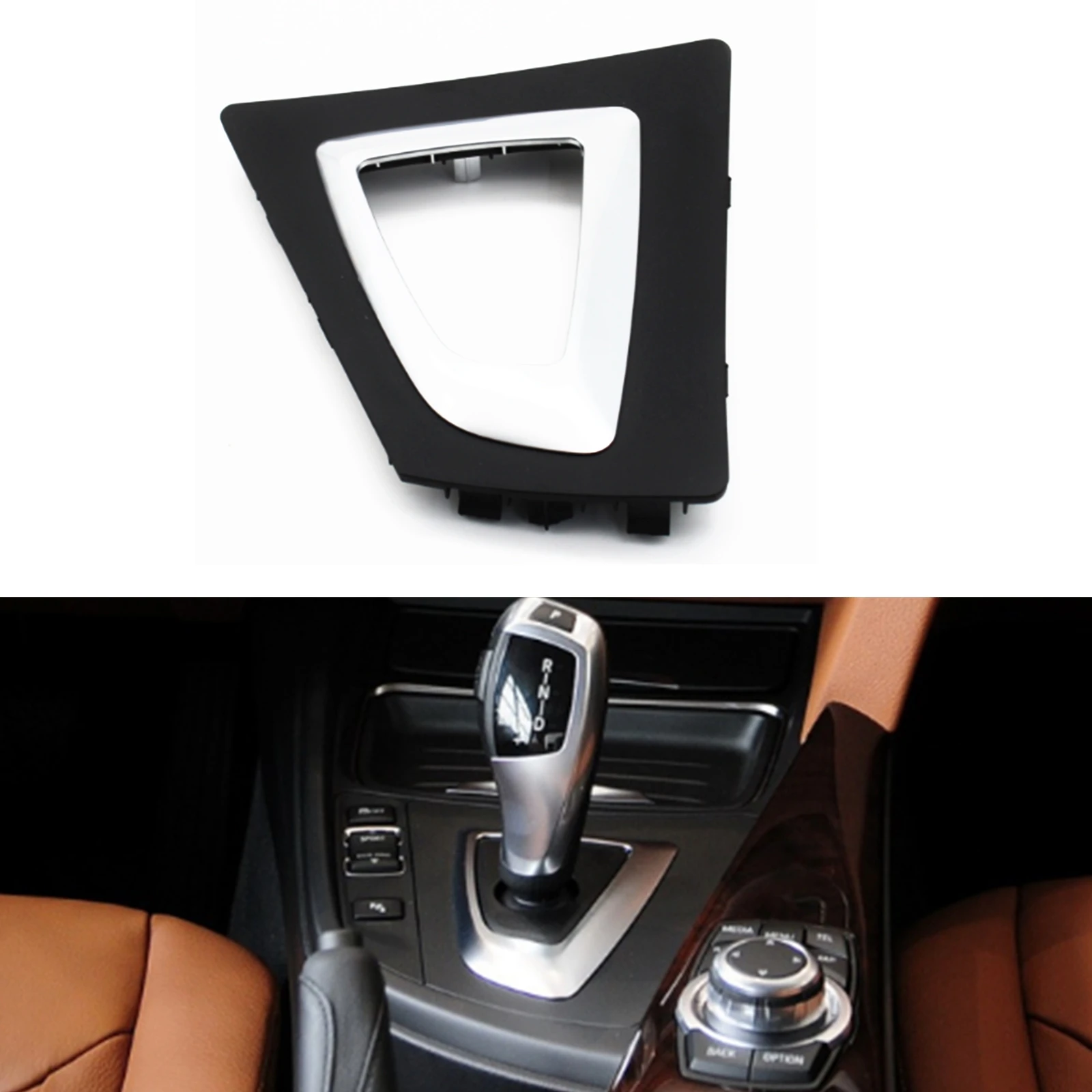 

Center Console Gear Shift Selector Panel Cover Bezel Frame Trim For BMW 3 4 Series F30 F31 F34 3GT F35 F32 F33 F36 2013-2020