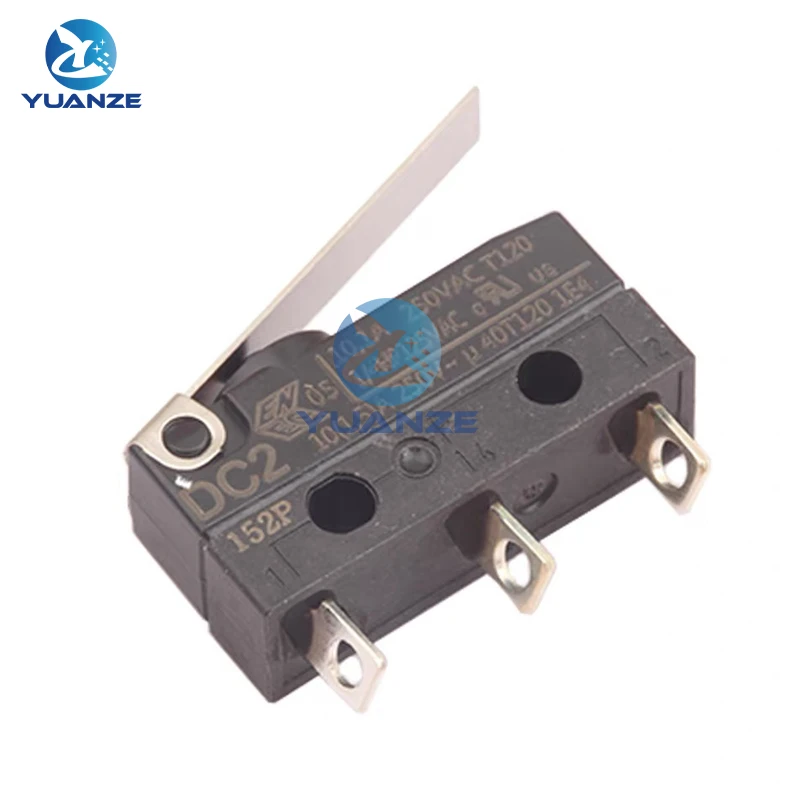 1/2/5PCS DC2C-A1LA Waterproof push button tact switch Momentary Micro Limit switches Microswitch 3Pin SPDT 10.1A 250V DC2