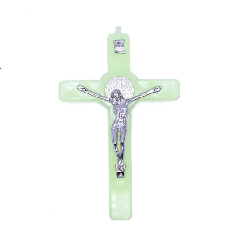 Luminous Catholic Wall Crucifix - Glows in The Dark