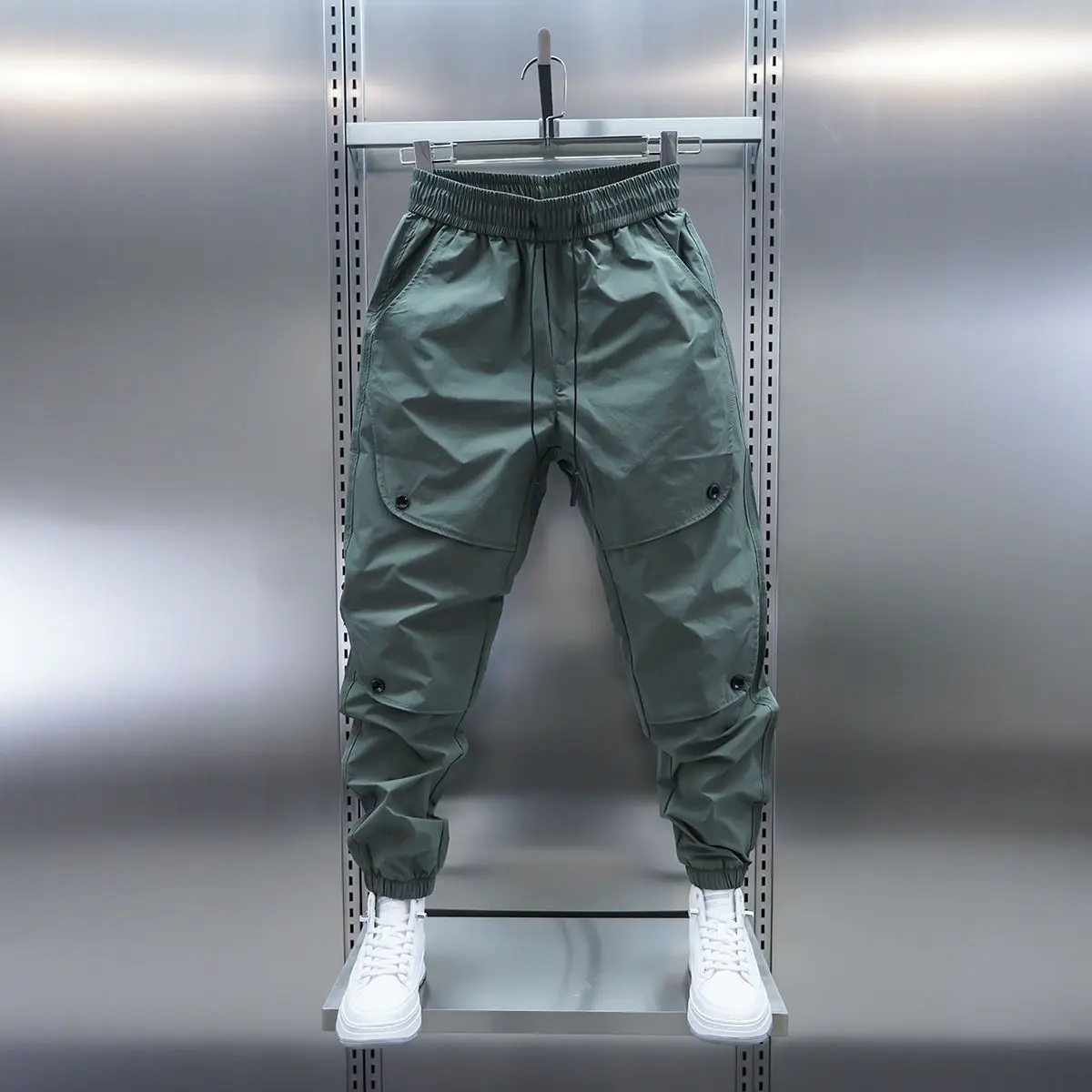 Loose Hip Hop Jogger Sweatpants Outdoor Casual Pants Thin Quick Dry Breathable Trousers High Quality Luxury Brand Men clothing - Image 2