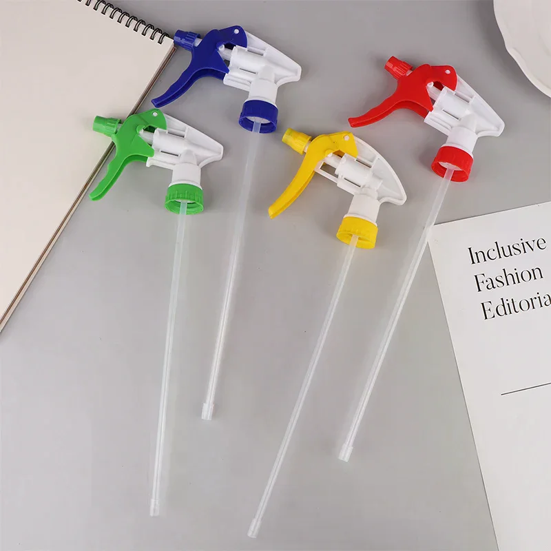 5Pcs Durable Spray Bottle Trigger Nozzle Set for Hair Styling Garden Plant Watering - Compatible with Beverage Coke Bottles
