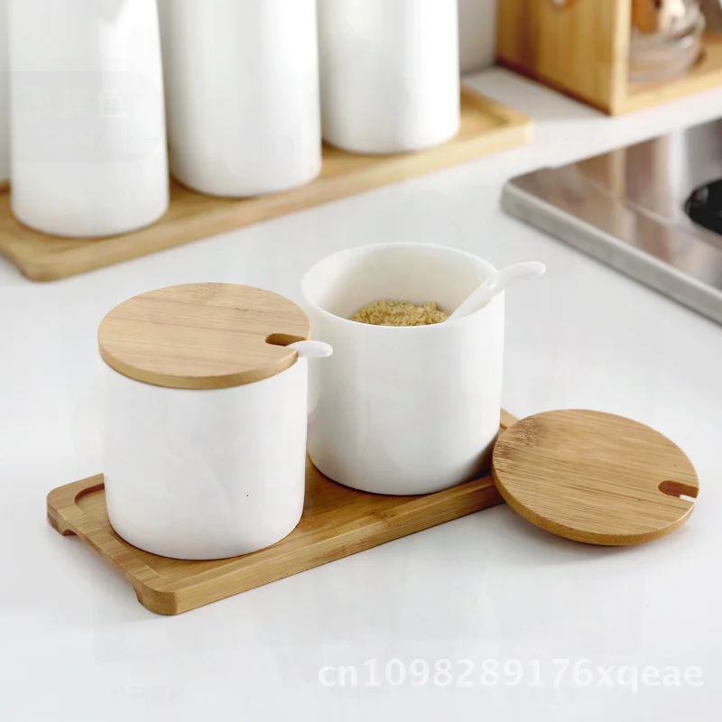 

Керамический набор масляных горшков в японском стиле, бутылка для приправ, держатель для соевого соуса и уксуса, современные минималистичные бытовые кухонные аксессуары