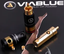 German Original VIABLUE Weibo T6s RCA Gold-plated Plug with Solderless Large Wire Hole