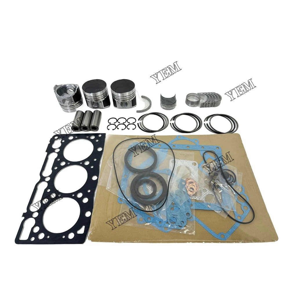 Overhaul Re-ring Kit For Kubota D905 D905E D905B D905BH Tractor Engine Repair