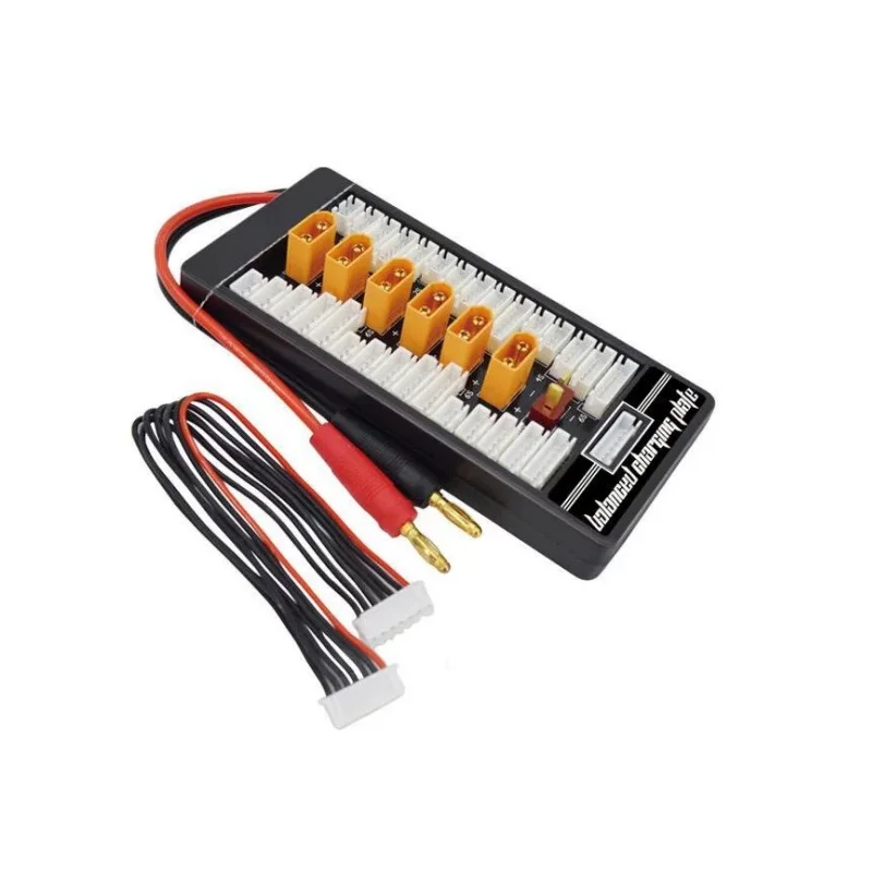 XT60 T-Plug Parallel Lipo Battery Balanced Charging Board 2-6S RC Battery For ISDT IMAX B6AC B6 Balance Charger