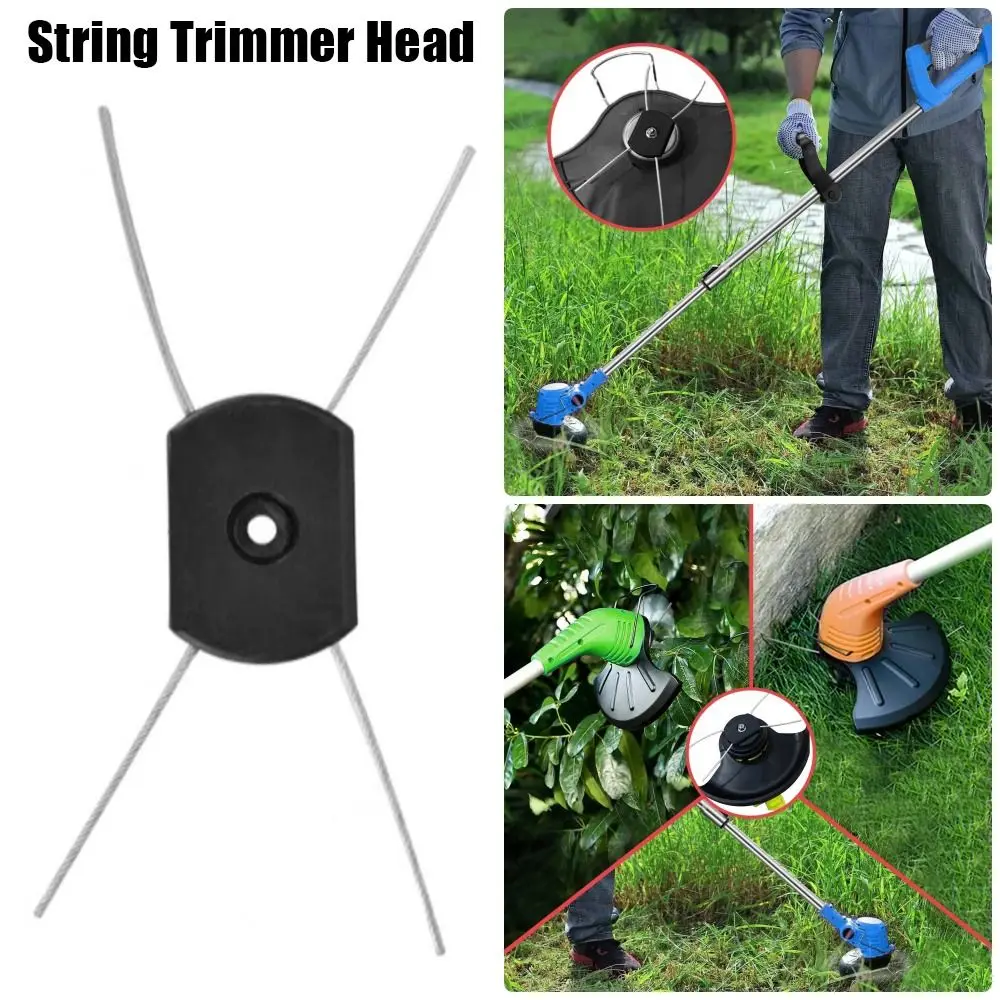 

1Pcs Steel Wire Line String Trimmer Head Electric Weed Eater Easy to Install Head Replacement for Cordless Grass Trimmers