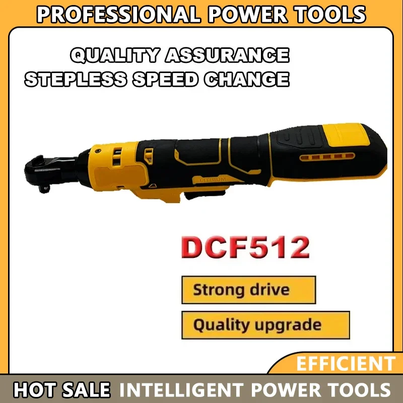 Fit DEWALT DCF512 1/2 Polegada Brushless Catraca Chave de Ângulo Direito Driver Sem Fio LED Chave de Energia de Velocidade Variável 20V Ferramentas Elétricas