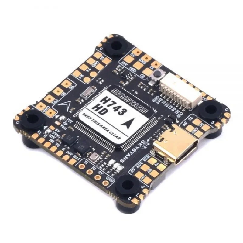 ToPssSKYSTARS H743 HD H7 X8 Flight Control Dual Gyroscope KM60 60A BL32 Four-in-one Electrically Controlled Flight Tower