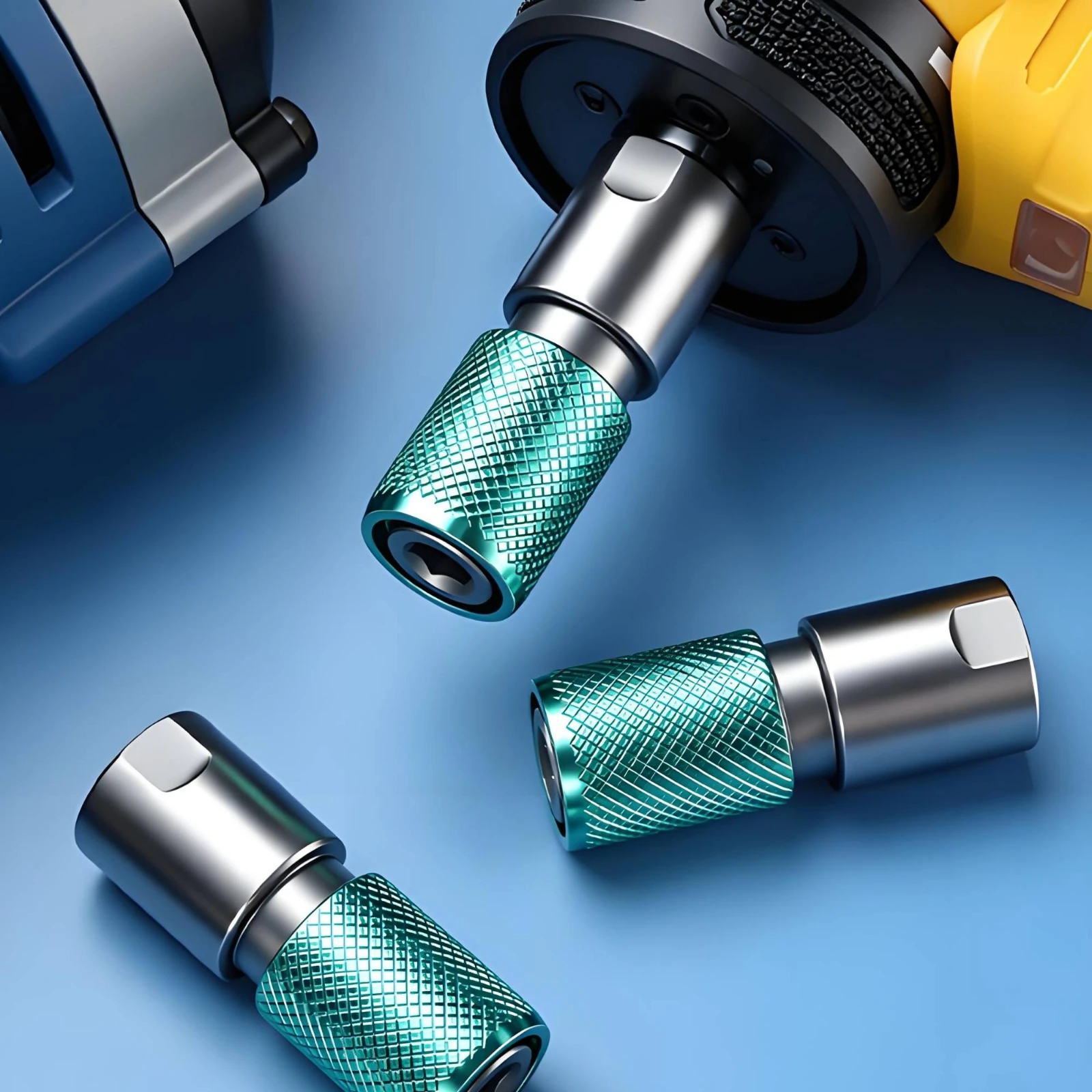 Hex Socket Adapter Hexagonal Self-Locking Drill Adapter Power Tool Accessory Metal
