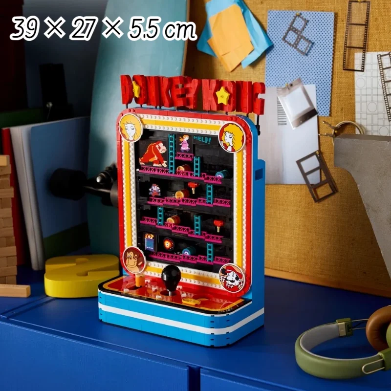 1371PCS Donkey Kong Arcade Building Blocks Adults Building Set Video Games Collectible Set Toys Surprise Gifts for Adult Players