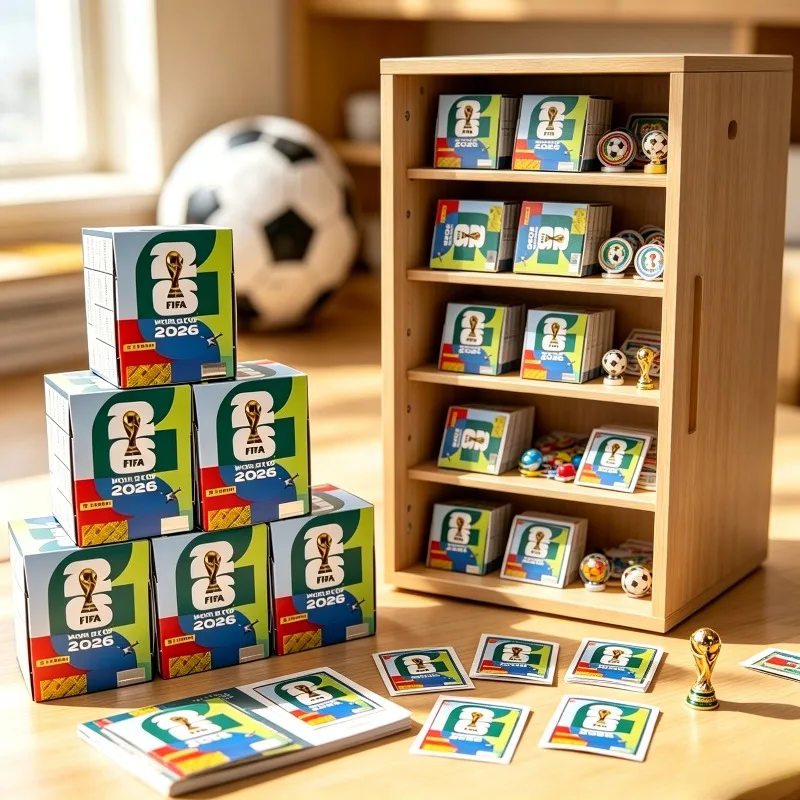 -Genuine 2026 FIFA Panini World Cup International Version Stickers Limited Football Collectibles Rare Souvenir Holiday Gift-