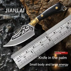 Mini cuchillo de cocina portátil de acero inoxidable, Colección exprés de demolición, cuchillo cortado, llavero de fruta, adorno, cuchillo de regalo, nuevo