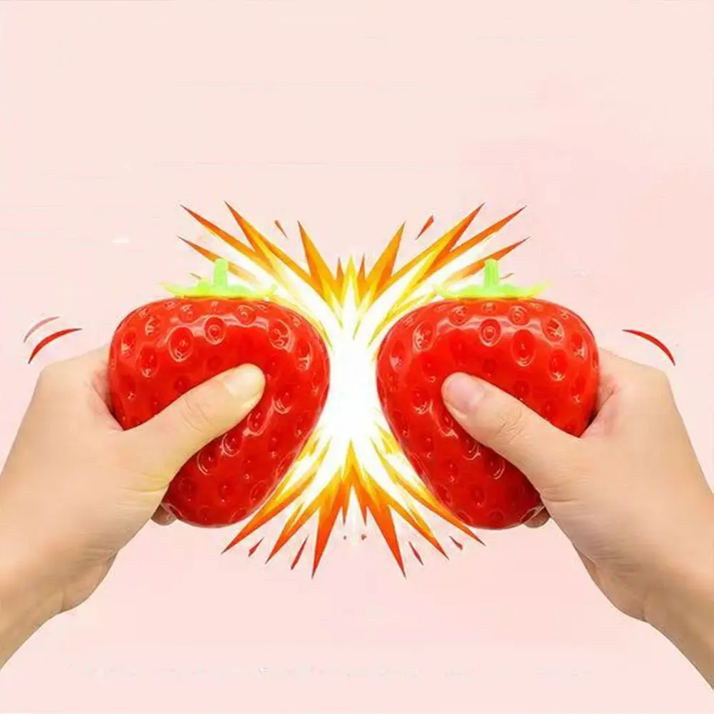 Boys Girls Finger Relax Crispy Peanut Squishy Shapeable Handmade Blocks Filled Squishy Hand Pinch Sensory Fidget Ball Studen