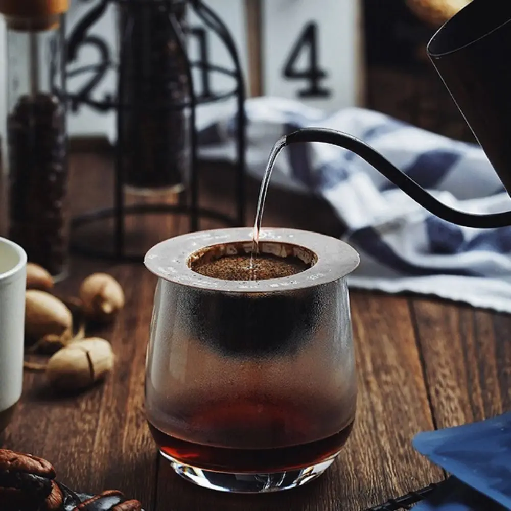 

Portable Disposable UFO Coffee Filter Paper 9.5cm Universal Hanging Ear Coffee Bag Round Brew Coffee Filter Bag Office
