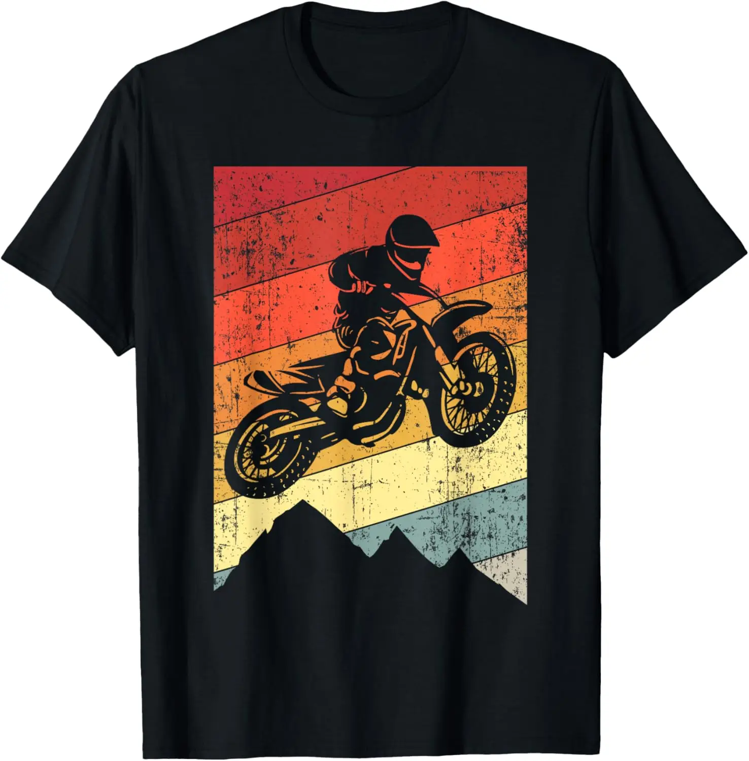 

Винтажная футболка для мотокросса Dirtbike в подарок, гоночная футболка в стиле ретро для бездорожья