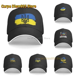 Ukraine Flag Unisex Hats Fashion Adjustable Baseball Cap for Men Women