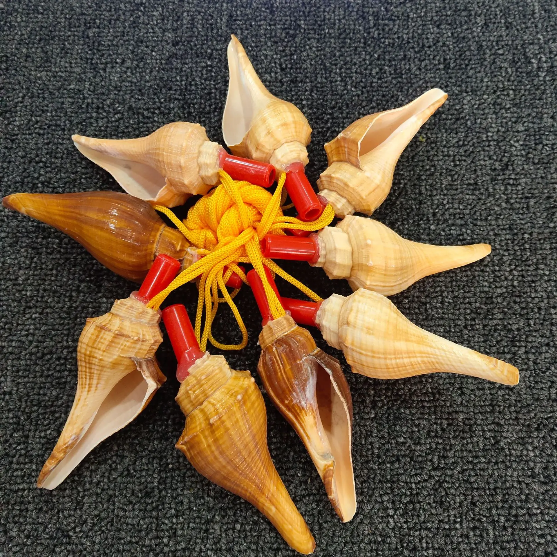 Conch Shell Children's Toy, Sea Screw Whistle