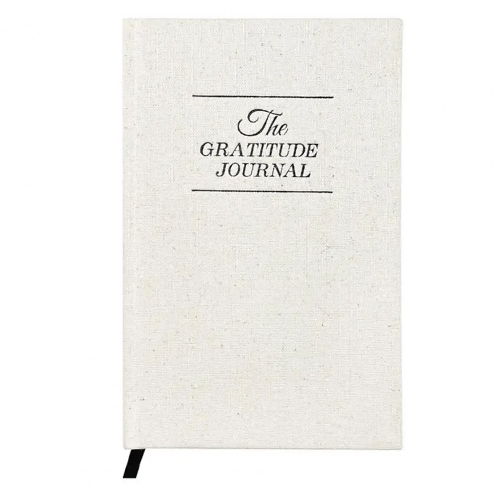 Журнал для знакомых, журнал для благодарности с искусственными элементами, Премиум А5, журнал благодарности с льняной твердой обложкой для благодарности