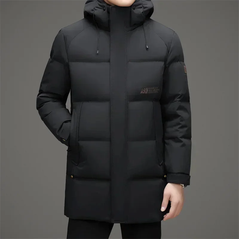 Long Down Jacket Man Duck Male Padding Designer Clothes Men Luxury Mens Padded Warm Winter Coat Casual Sack