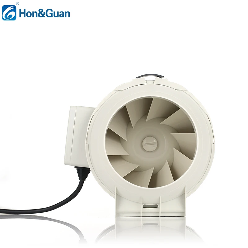 

Hon&Guan 125mm AC Double NMB motor 220~240V/50Hz inline duct fan