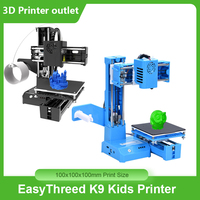 EasyThreed K9 Mini Desktop Printing Machine for Kids 100x100x100mm Print Size One-Key Printing with TF Card for Beginners