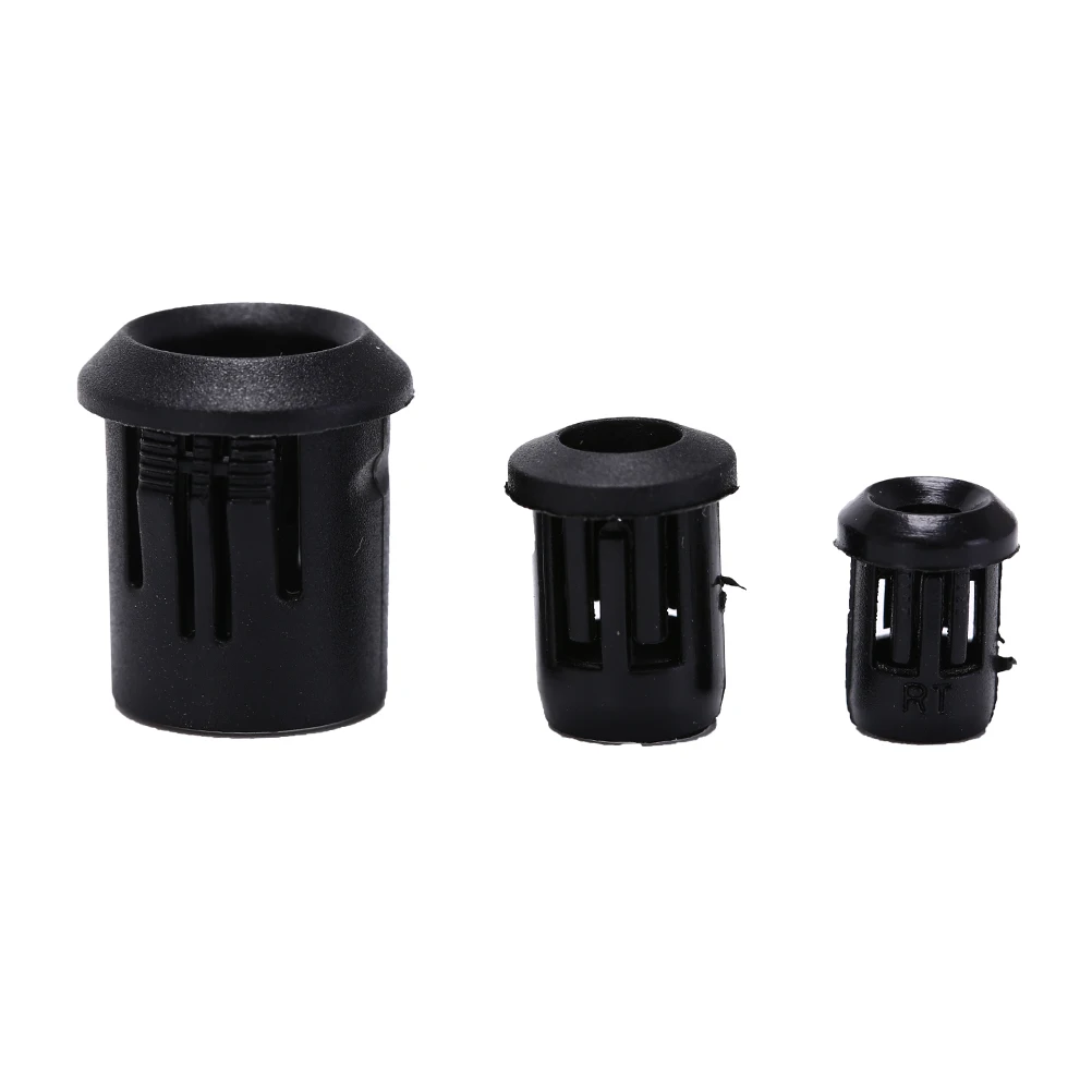 10 pz plastica nera 3mm/5mm/8mm lampada LED diodo supporto nero Clip Bezel Socket Mount