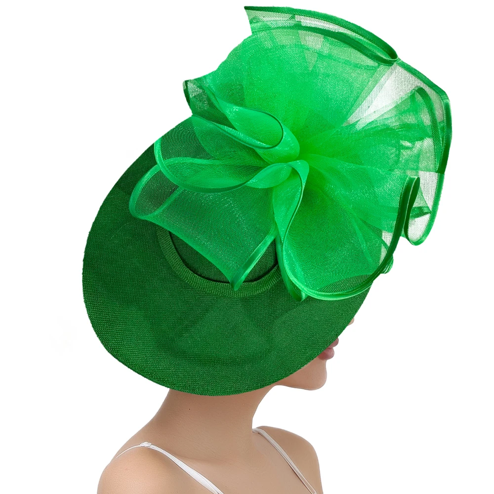 Charming 40cm Fascinator Headband Adult Women Hair Hoop Mix Color Wedding Derby Cocktail Party Fashion Hair Accessory