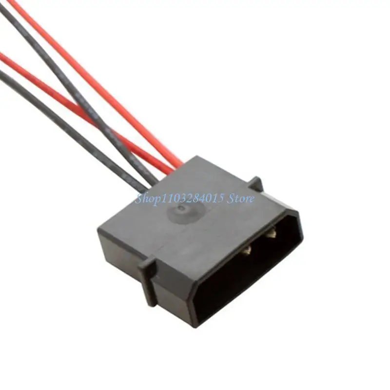 R6FF 4Pin to Fan Power Splitter Cable 4-Pin IDE to 3 4 4Pin Fan Connector