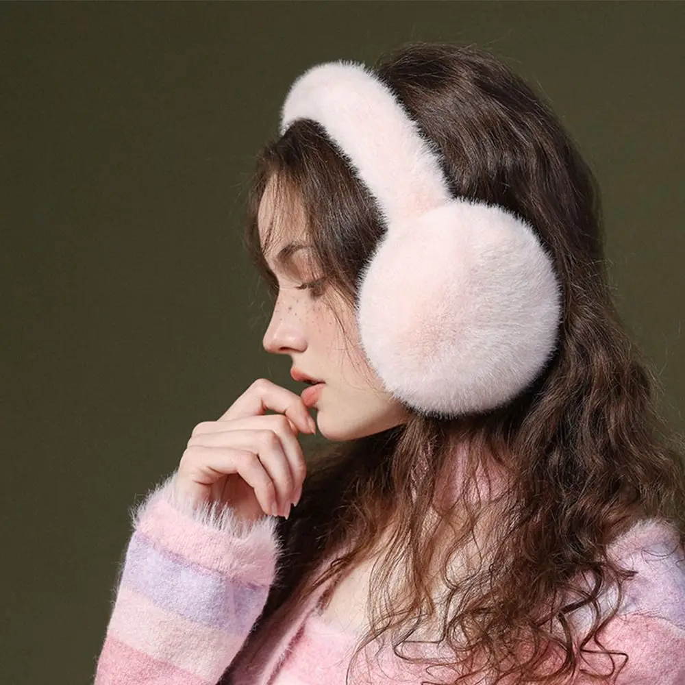 Winter Ear Muffs Women Men Soft Earmuffs Cute Ear Covers Cold Weather Fluffy Ear Warmers Headband Winter Accessories