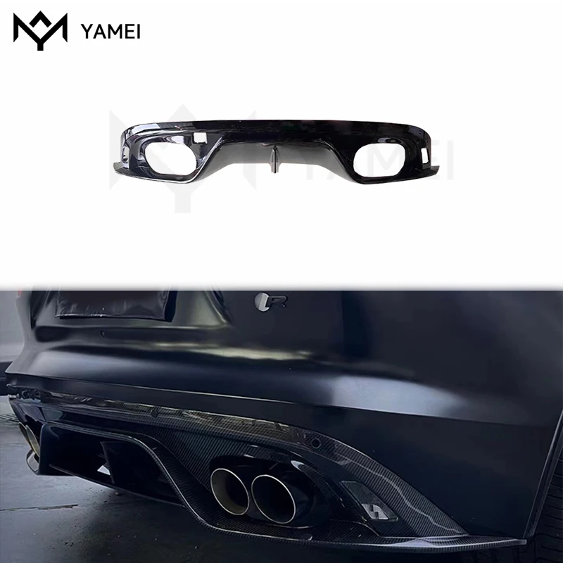 

For Jaguar F-Type Carbon Fiber Body Kit Rear Bumper Diffuser Lip 2015-2023