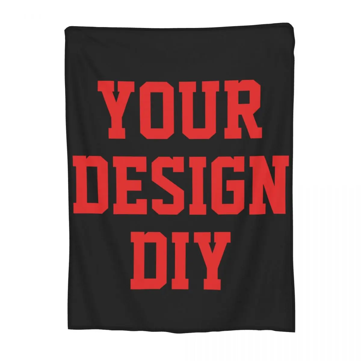 YOUR Design Customized DIY Blanket Flannel Textile Decor Portable Warm Throw Blanket for Sofa Car Quilt