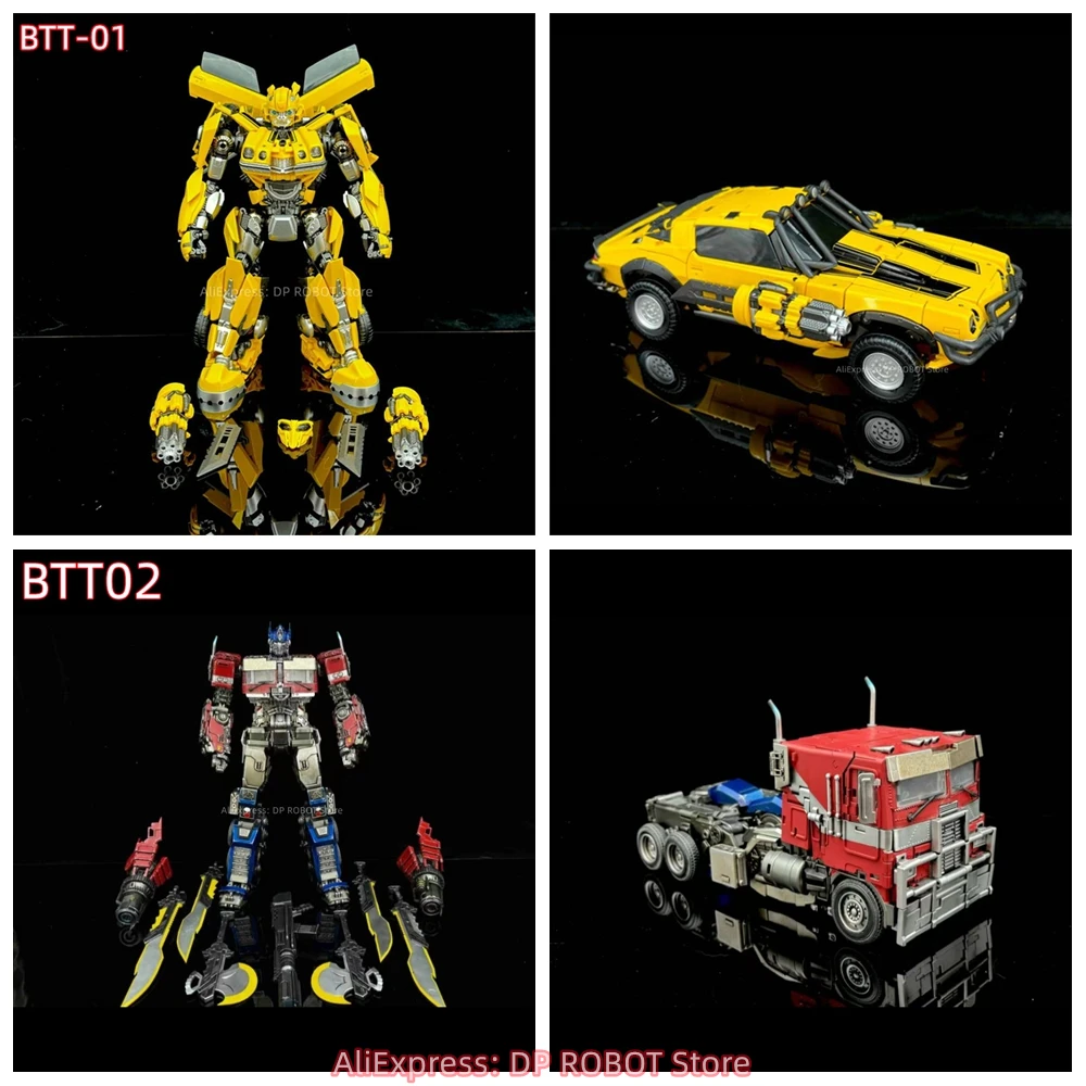 [IN STOCK BTT-01] Transformation Brave Troops Toys BTT-01 BBT01 Btt-02 BBT02 OP Prime BEE Movie 7 Robot 17cm Action Figure