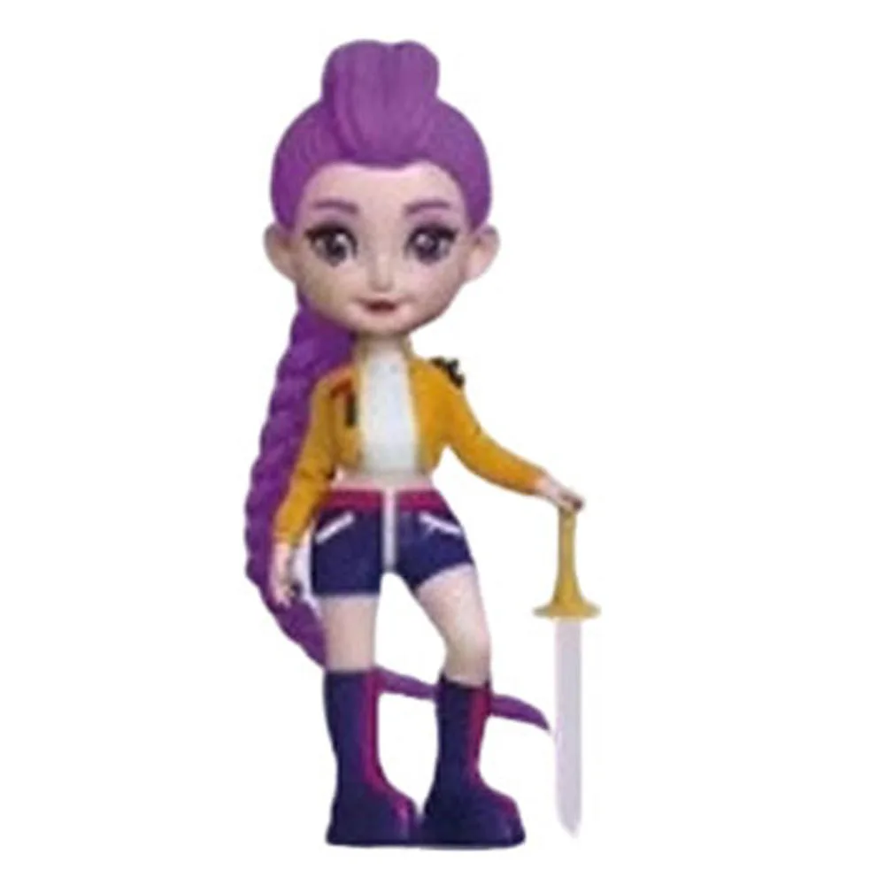 2026 NEW Hot Anime KPop Devil Hunter Doll Vinyl Toy Rumi Mira Zoi Character Vinyl Mask Blind Box Ornament Toy Birthday Gift