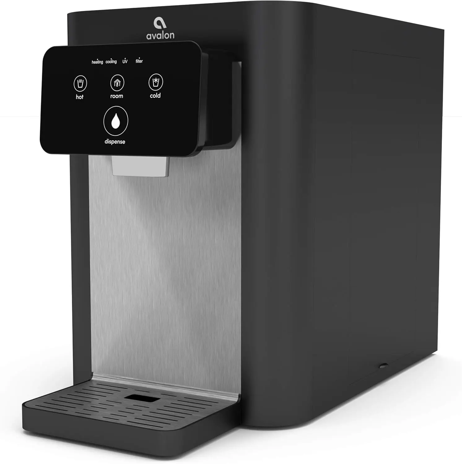 

Electric Touch Countertop Bottleless Cooler Water Dispenser-3 Temperatures (Black), 21 x 11 x 16 inches