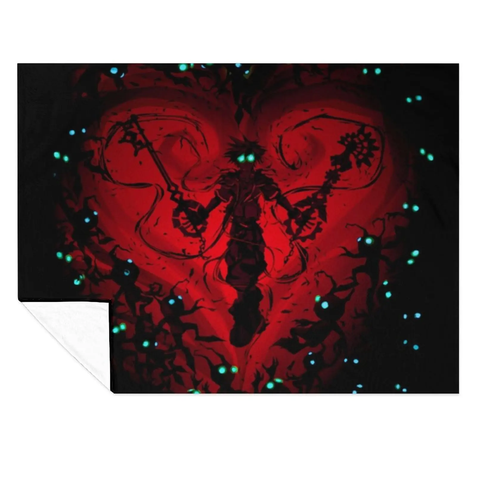 

Corruption of the Heartless (DK) Throw Blanket Personalized Gift Soft Plaid wednesday Kid'S Blankets
