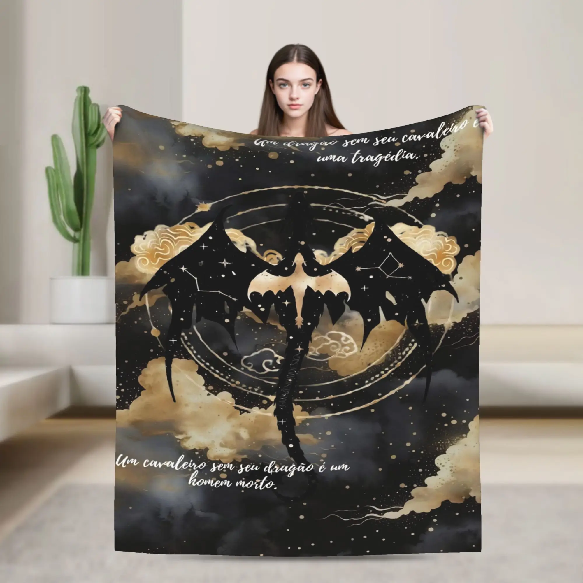 F-Fourth W-Wing Dragon Flannel Blanket Winter  Warm Soft Bedding Throws for Children Couch Chair Bedspread Sofa Bed Cover