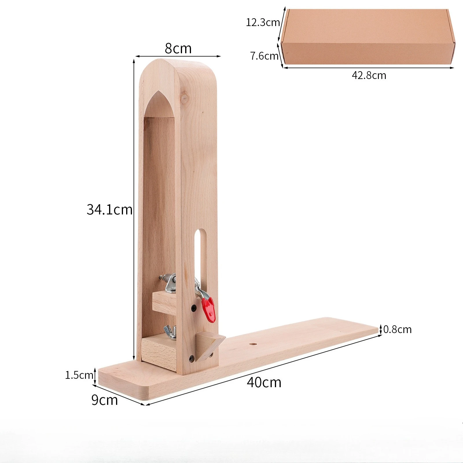 Leather Stitching Pony Clamp - Leather Tool Wood Sewing Clips, Leathercraft