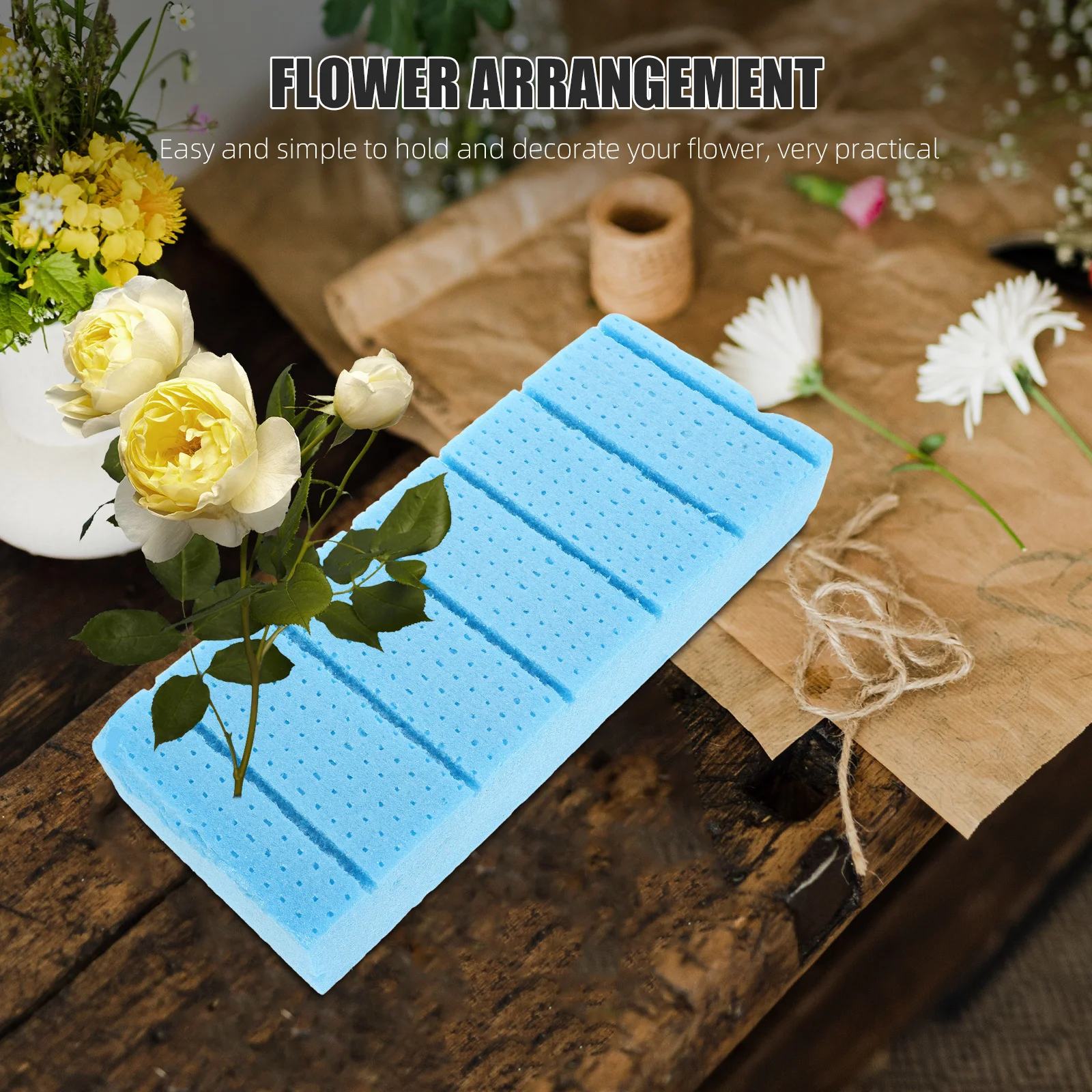 

Artificial Moss Decorative Plant Wall Multi-Use Flower Arrangement Foam Block For Diy Wedding Decor Craft Floral Supplies