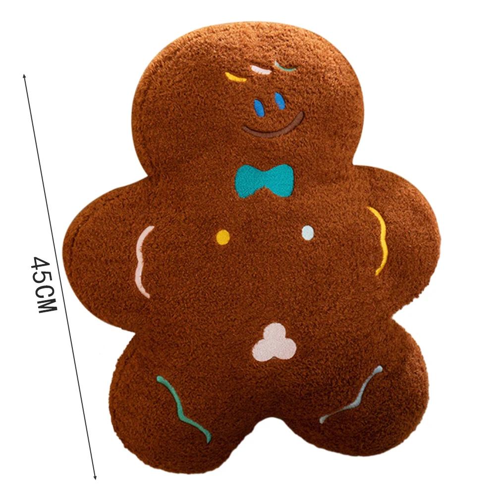 الزنجبيل رجل رمي وسادة ، التحبيب المألوف أفخم لعبة للمنزل ، لطيف #3