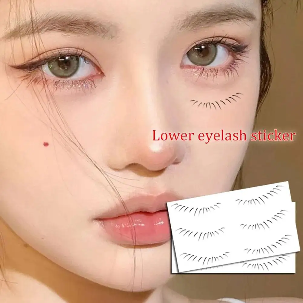 Lower Eyelash Tattoo Long-Lasting Waterproof And Sweatproof False Sticker Under Eye 3D Eyelash Eyelash Simulation Double En Y1Y0