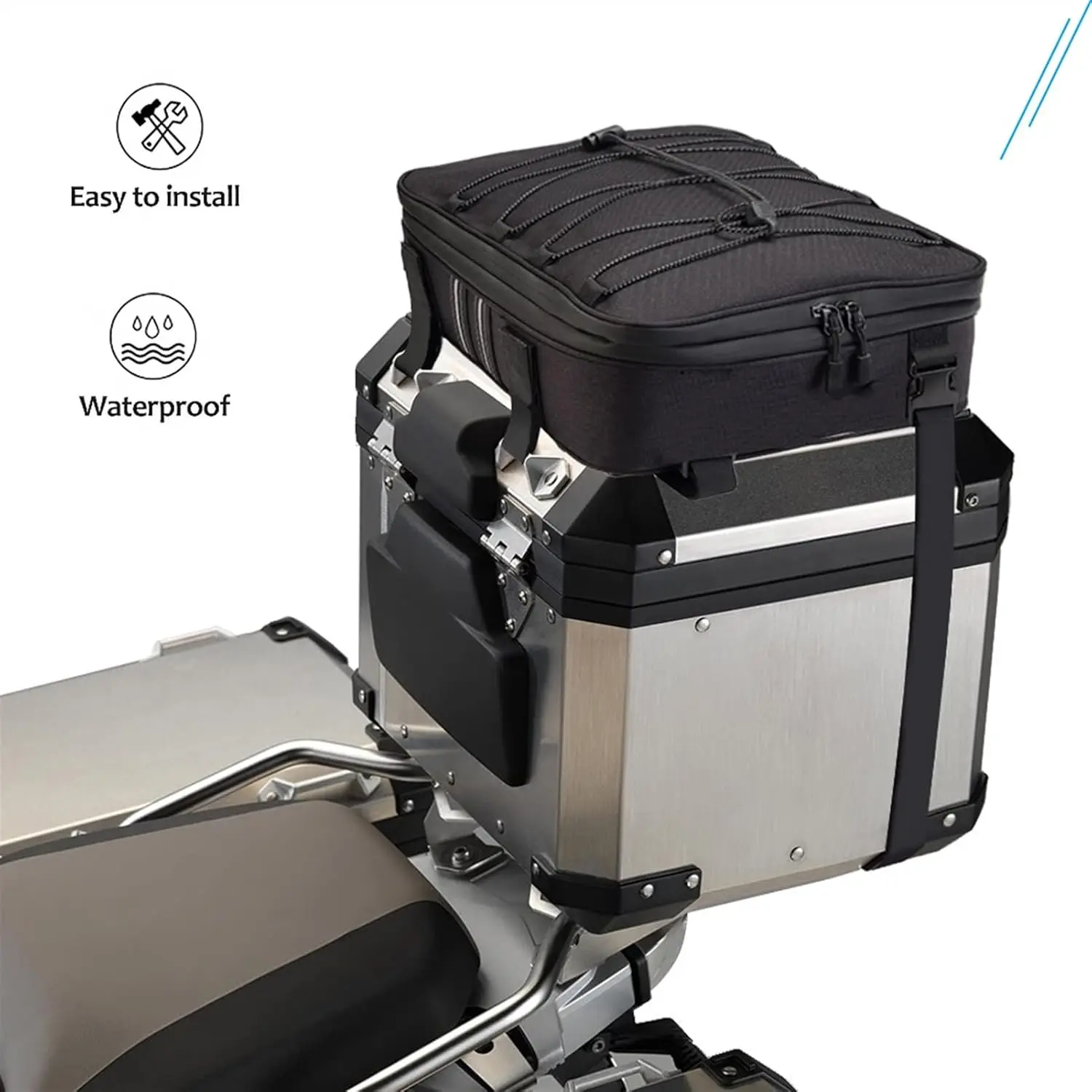 

New Motorcycle Top Bags Bag Case Luggage Bags Waterproof For BMW R 1250 1150 GS R 1200 RT F 650 700 750 800 GS K 1600 Grand Ame