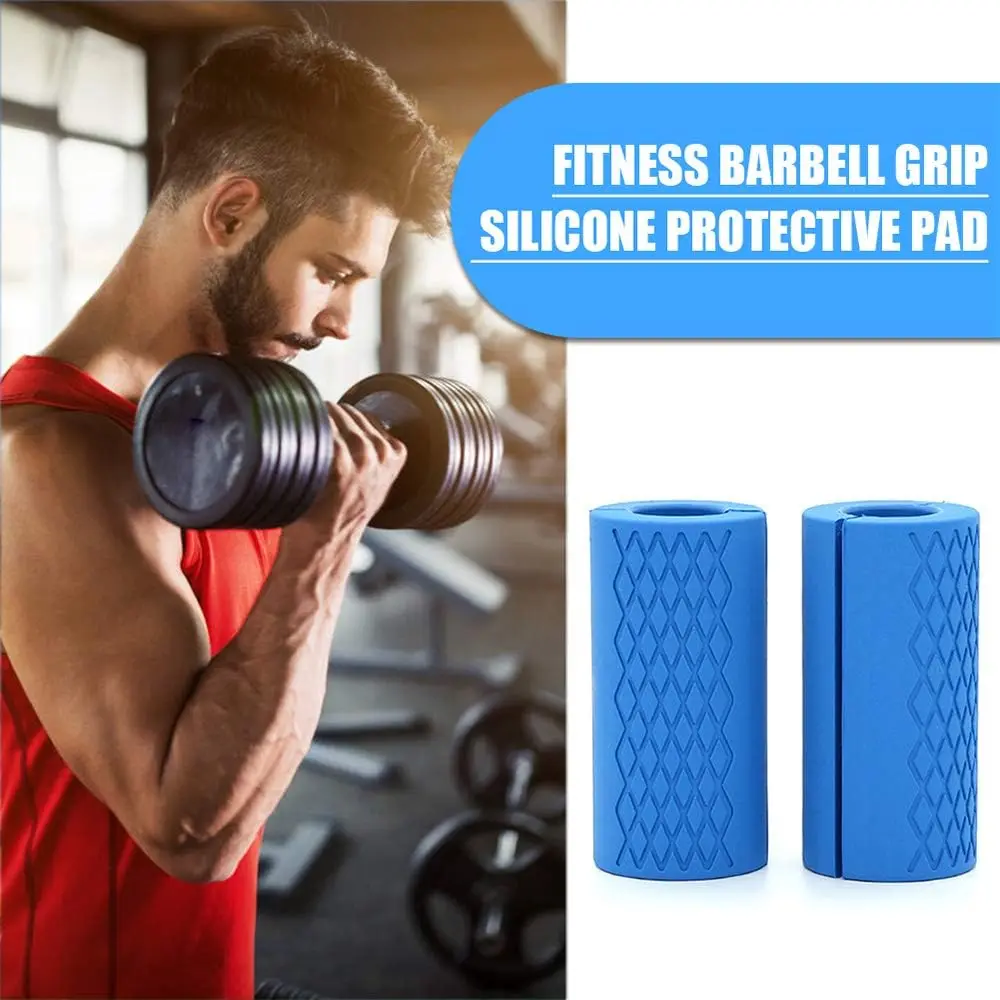 Grip Fat Bar Dumbbell Fat Barbell Grip Thick Bar Grips for Weightlifting Fitness Bar Handle Silicone Non-Slip Protective Pad image 6
