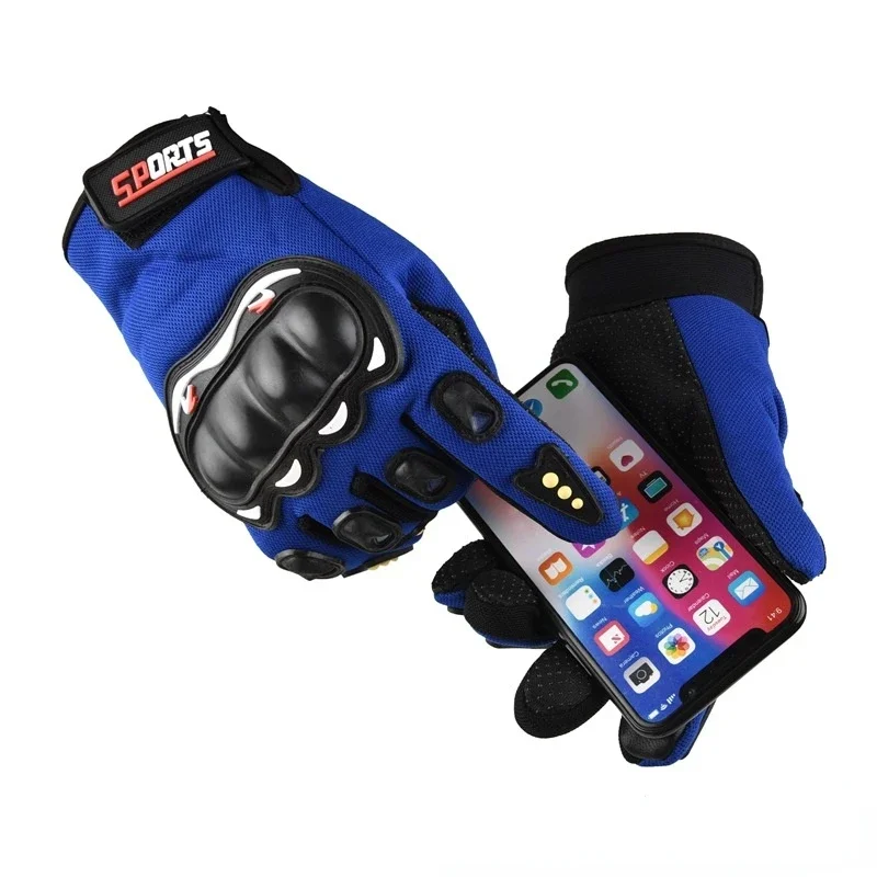 Guantes de motociclismo protección de articulaciones ciclismo Fitness al aire libre medio dedo carcasa dura