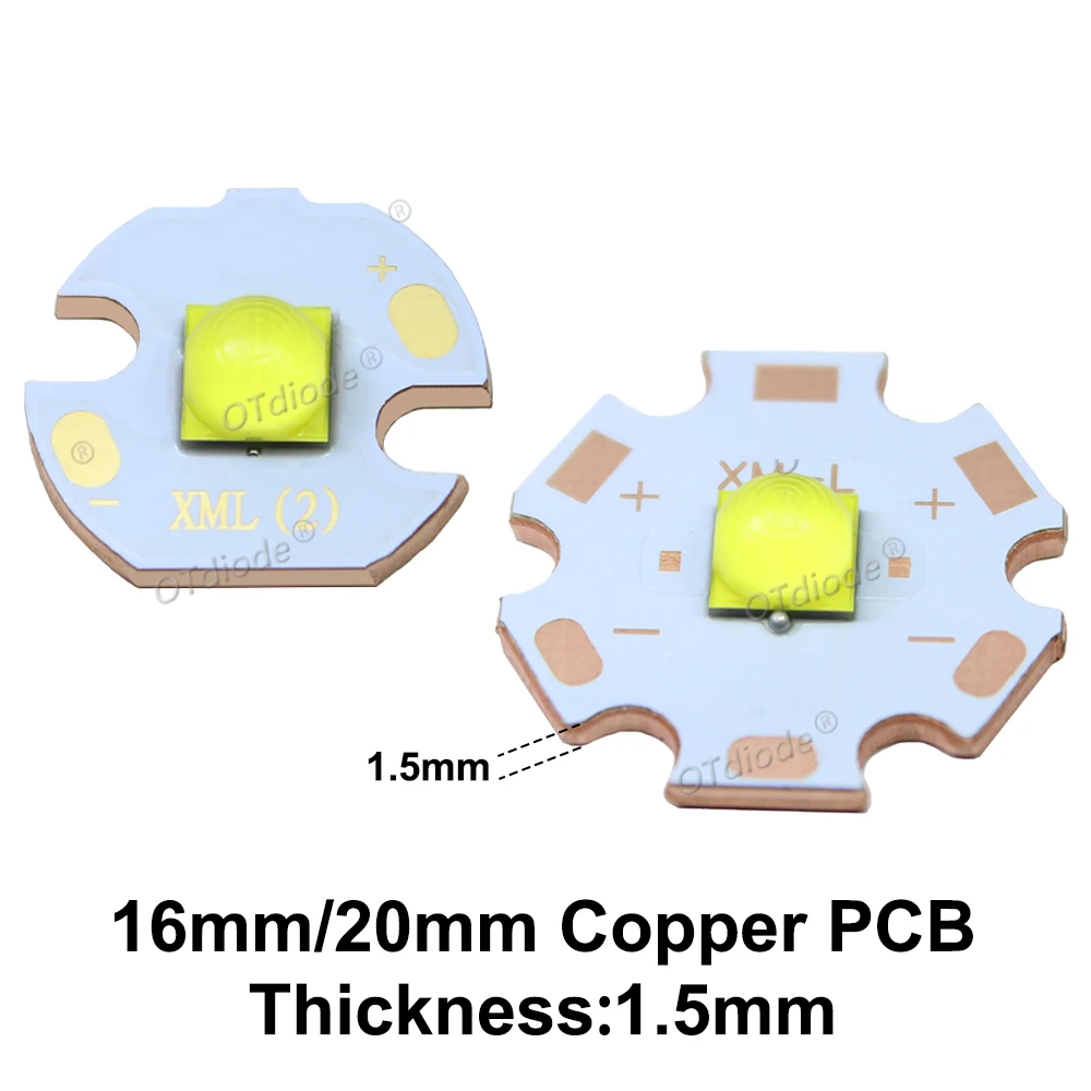 5050 SMD COB 다이오드 비즈, 콜드 뉴트럴 화이트, 6500K, 4500K 헤드, 손전등, DC3V, 6V, 12V, 20W, XHP50, XHP50.2 2 세대