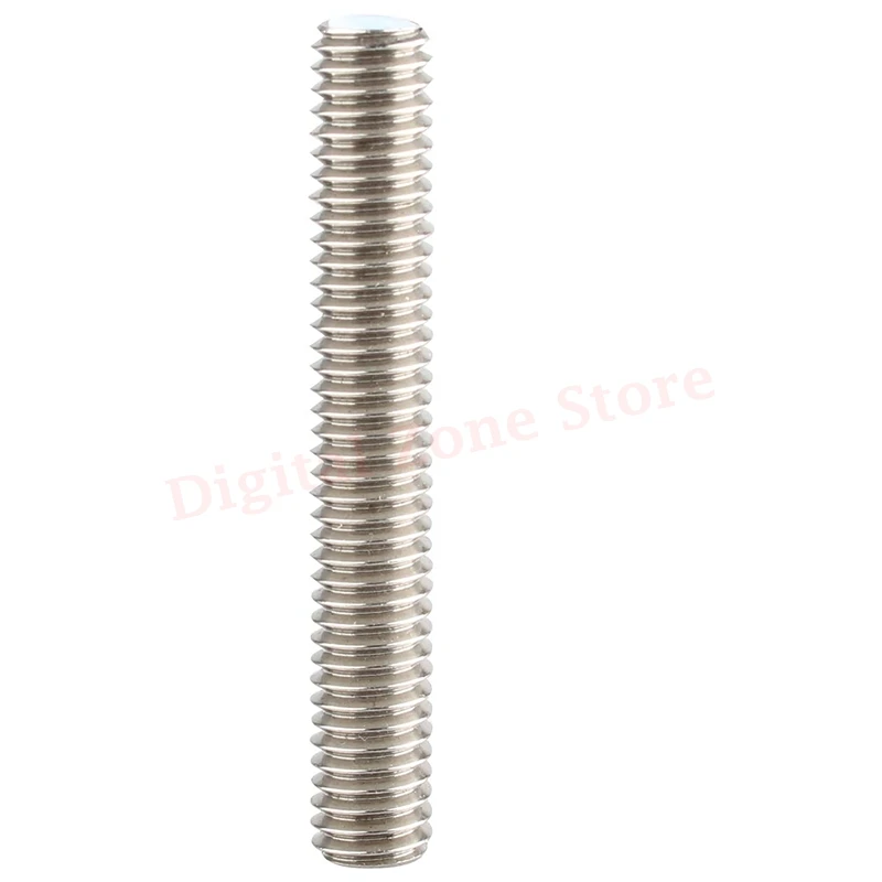 10Pcs M6 x 40mm Stainless Steel Nozzle Throat with PTFE Tube Built for MK8 Makerbot Reprap 3D Printer Extruder Hotend 1.75mm