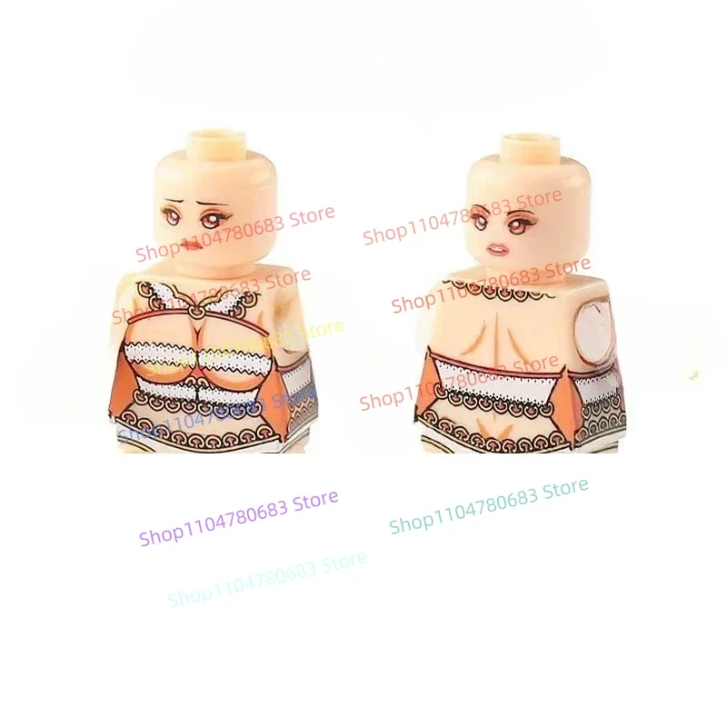 MOC 組み立てブロック 三国志 女の子 ミニフィギュア 組立モデル ディスプレイ アニメ 漫画 アクセサリー 装飾玩具 ギフト